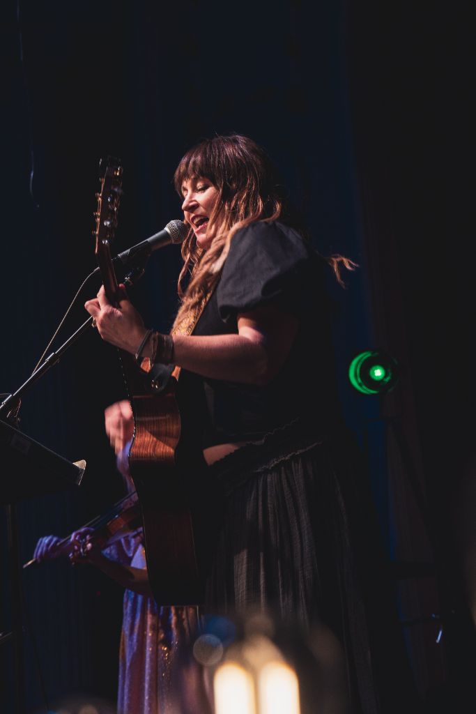 Amanda Grace performing live on stage
